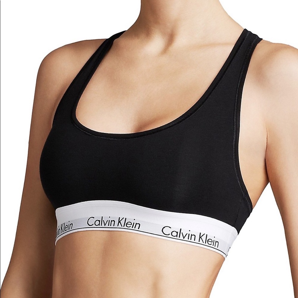 BLACK CALVIN KLEIN SPORTS BRA